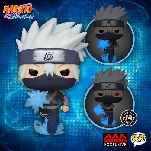 Kakashi Hatake (Glow in the Dark) - Common and Chase Bundle - #1199 - AAA Anime Exclusive - Box Condition 10/10 - NEW